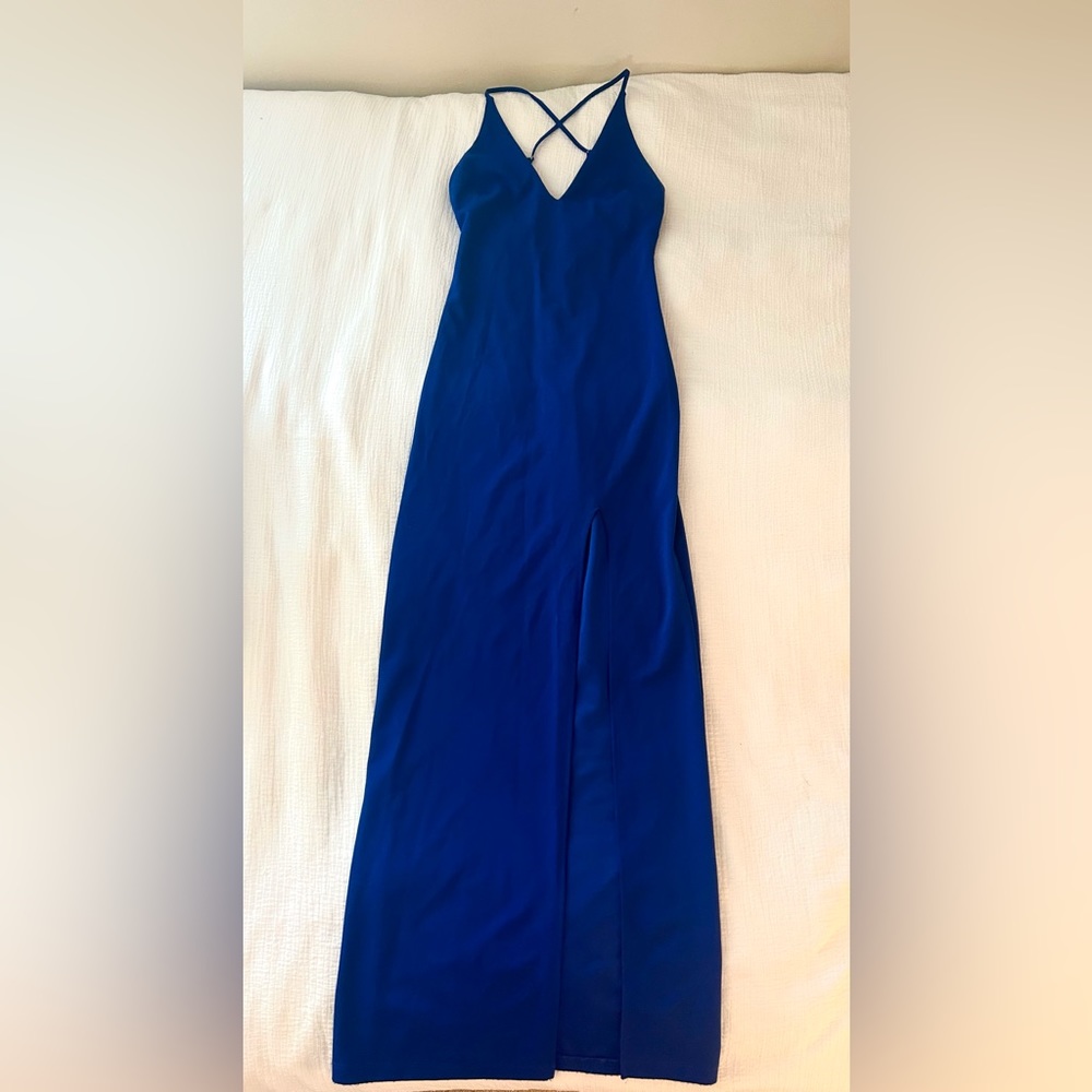 Cobalt blue prom dress, bridesmaids dress, size 3